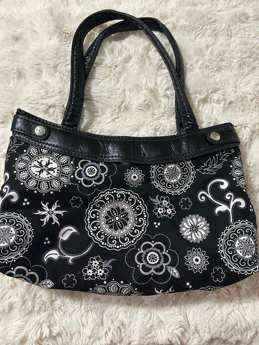 Thirty-One Black Shoulder Bag with 2 covers